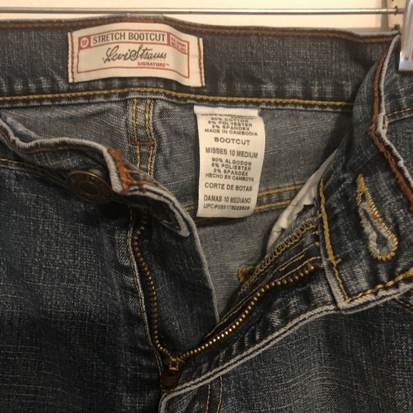 LEVI STRAUSS Signature Denim Misses10 Medium - Picture 9 of 9